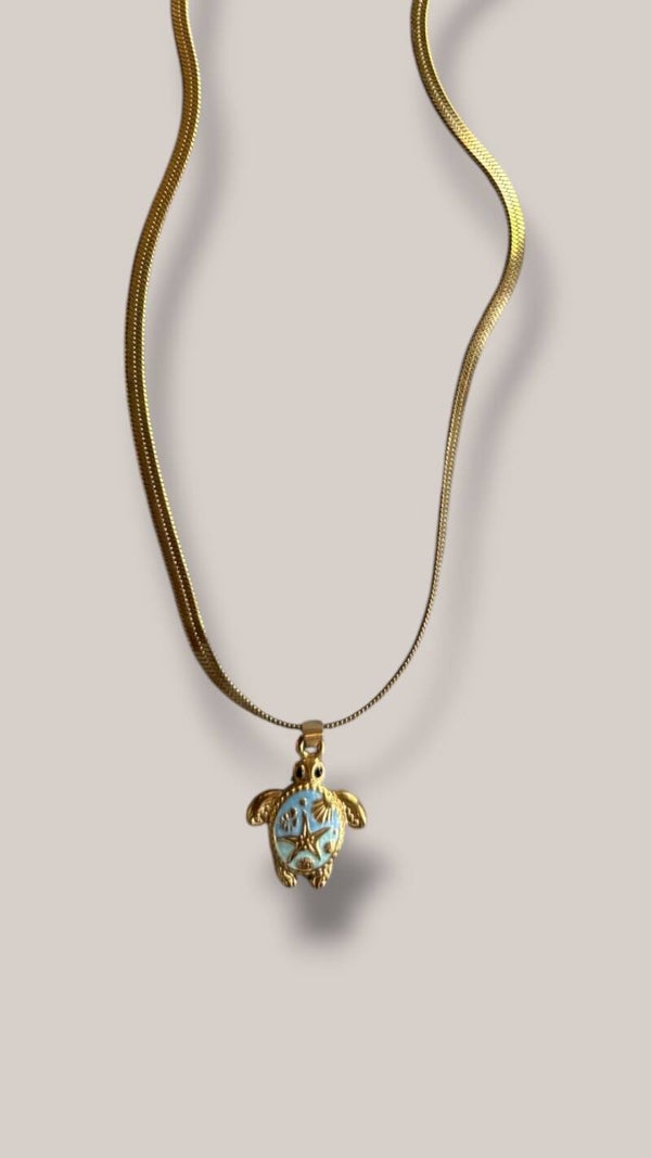 Lagoon Turtle Necklace