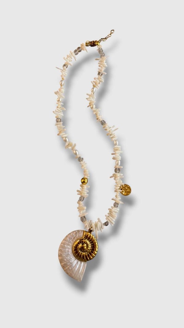 Golden Shell Necklace