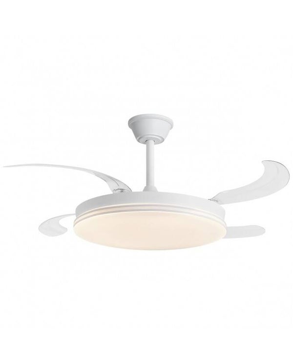 VENTILADOR ECOS BLANCO 50CMS 4 PALAS LED 72W