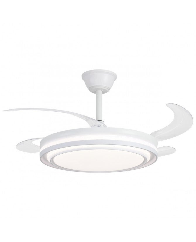 VENTILADOR KORFU BLANCO 4 PALAS 30W
