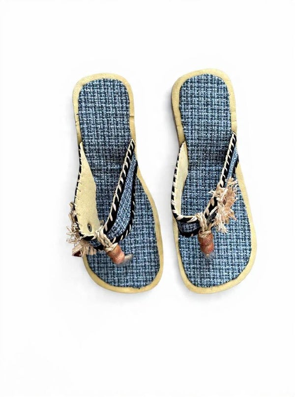 Sandales en paille