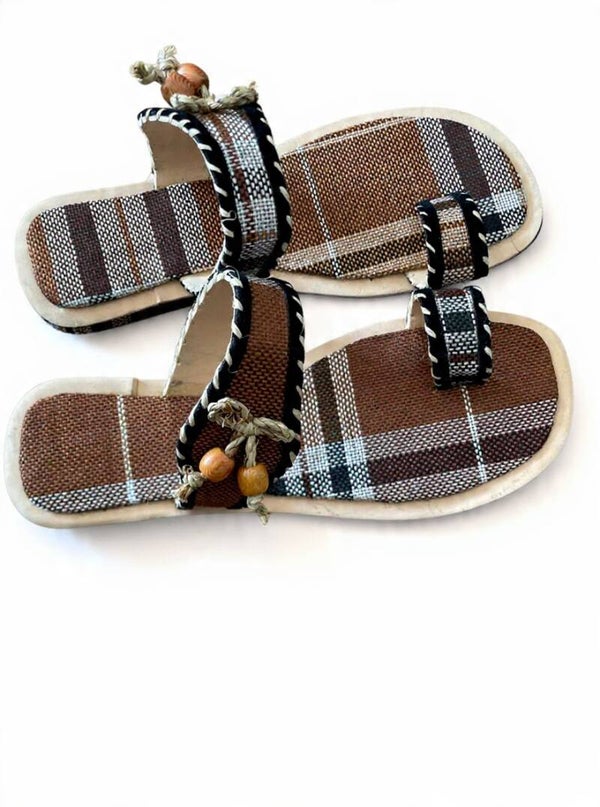 Sandales en paille