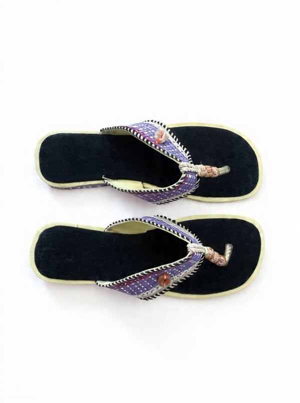 Sandales en paille