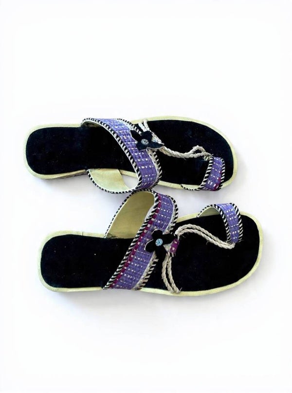 Sandales en paille