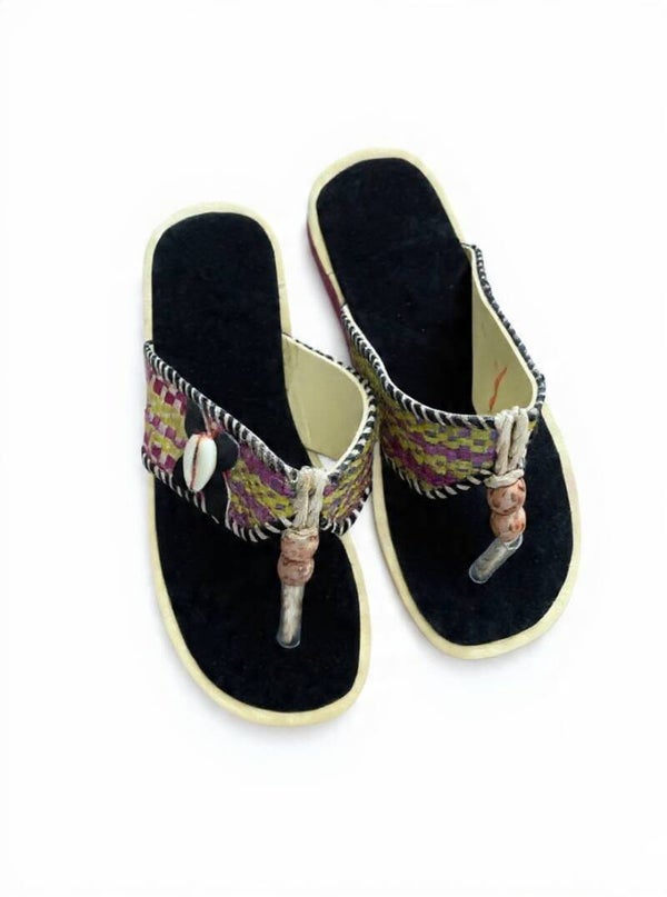 Sandales en paille