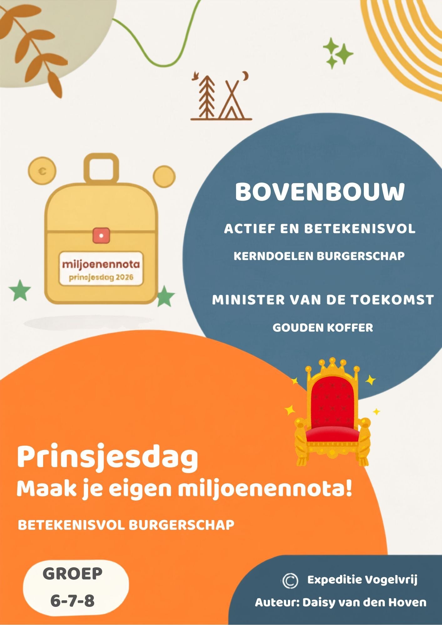 Prinsjesdag: Maak je eigen miljoenennota 9-12 jaar