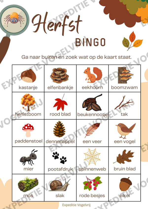 Herfstbingo
