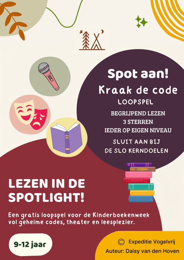 Spot aan! Kraak de code 9-12 jaar - Kinderboekenweek 2026
