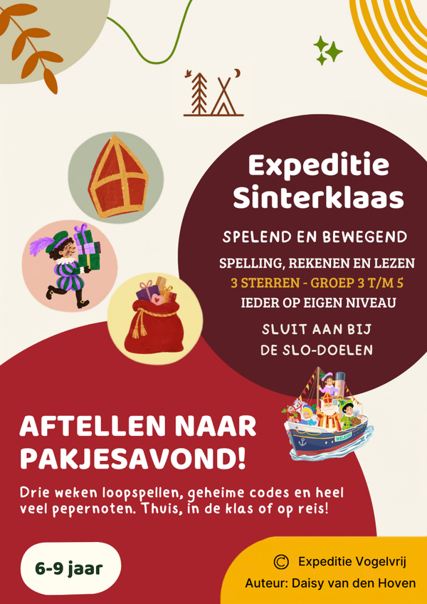 Expeditie Sinterklaas 6-9 jaar (groep 3 t/m 5)