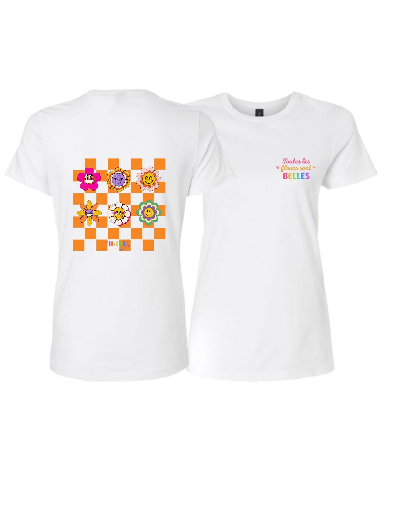 T-Shirt INCLU blanc , dos