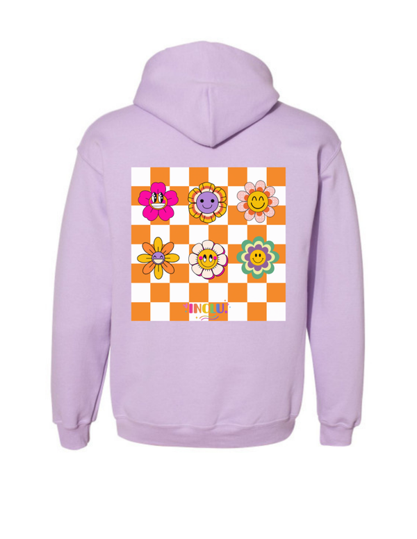 Hoodie lilas INCLU , dos