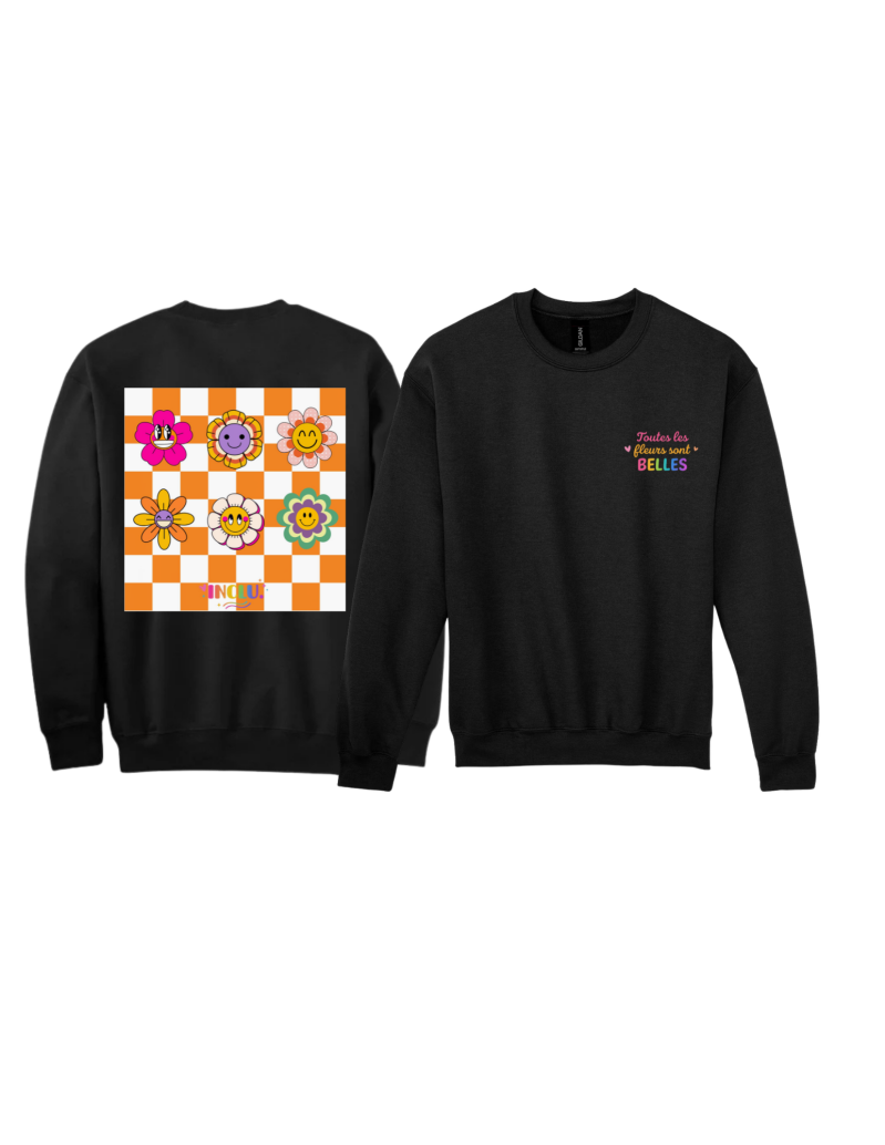 Crewneck Noir  INCLU, dos