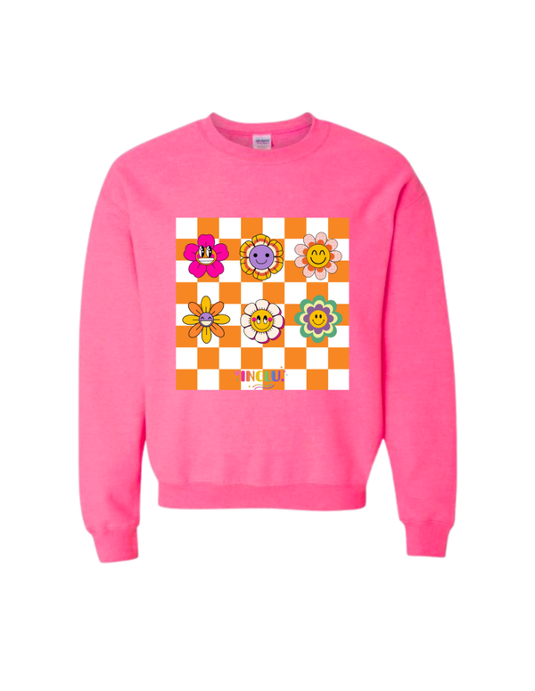 Crewneck enfant Inclu Rose bonbon