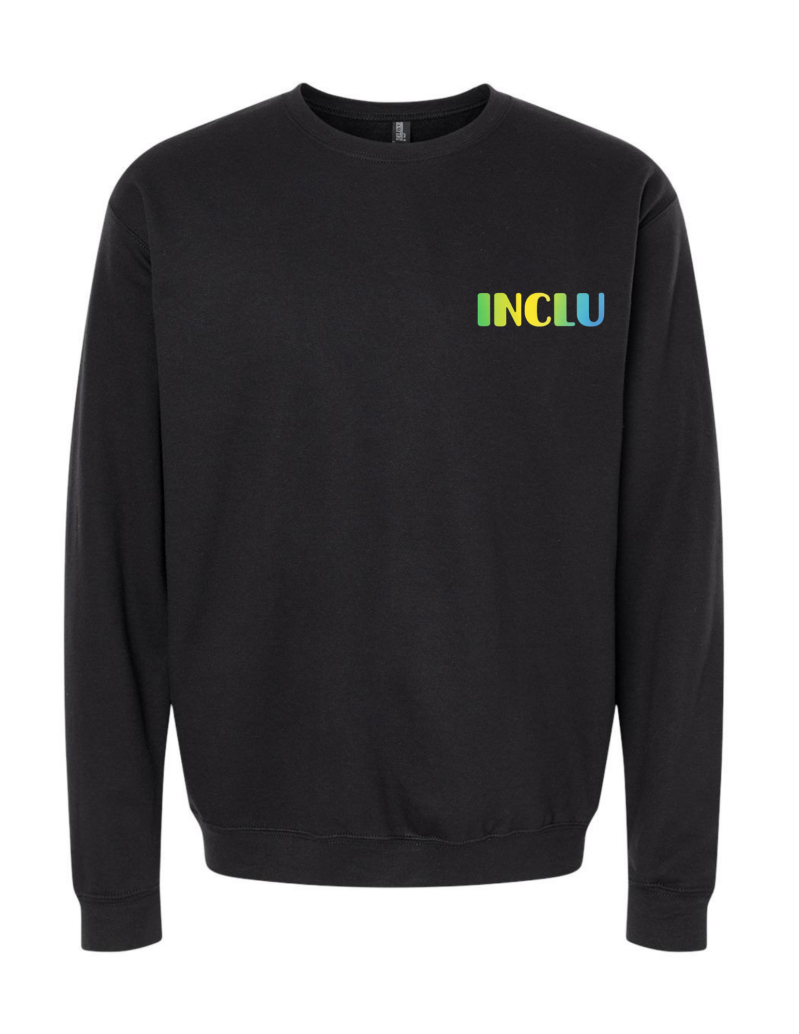Crewneck homme noir , dos