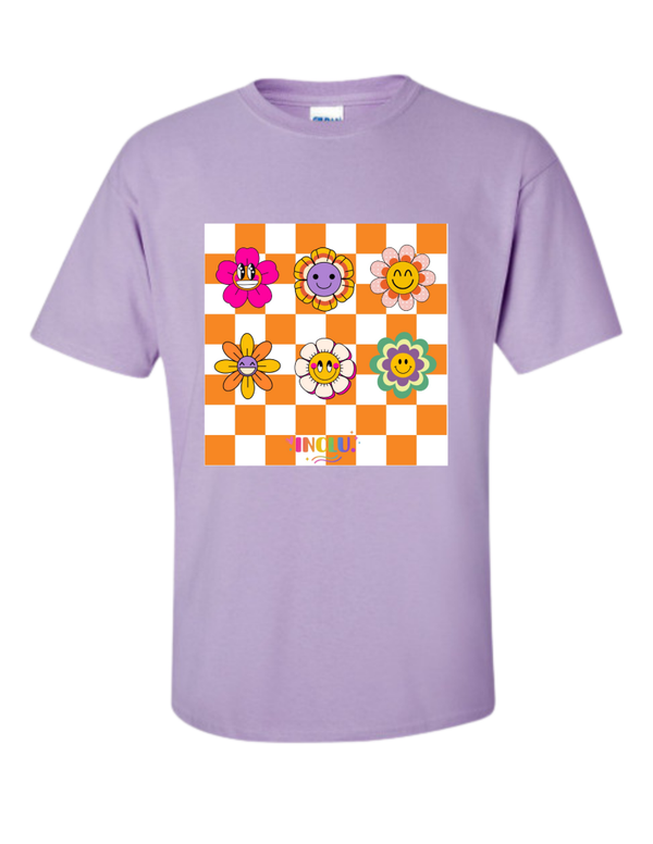 T-Shirt INCLU Lilas , devant