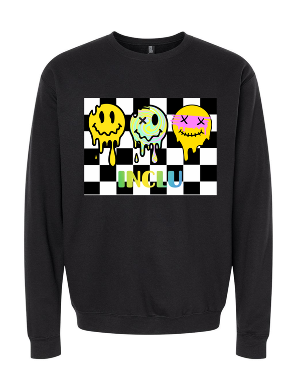 Crewneck homme noir , devant
