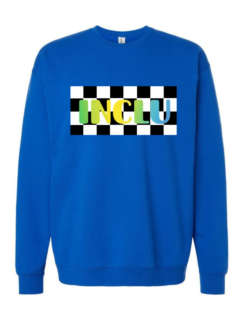 Crewneck homme Inclu bleu royal , devant