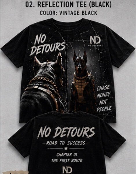 REFLECTION TEE BLACK