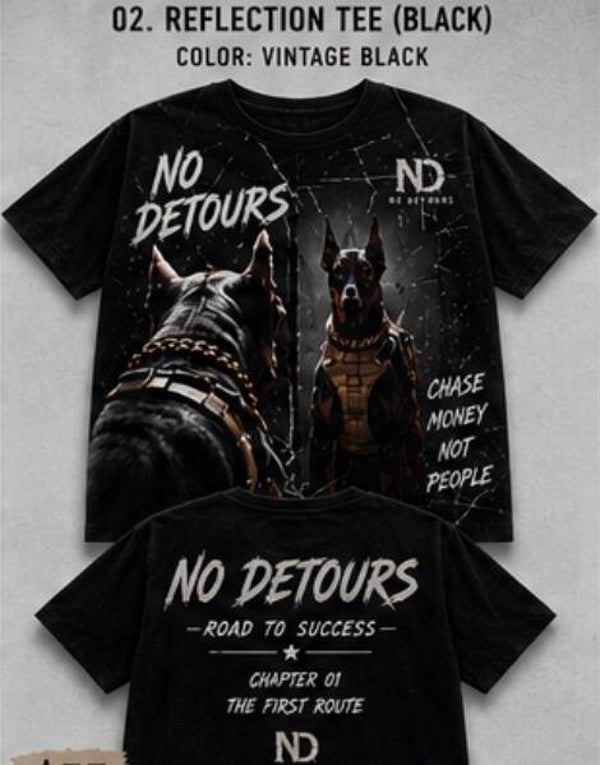 REFLECTION TEE BLACK