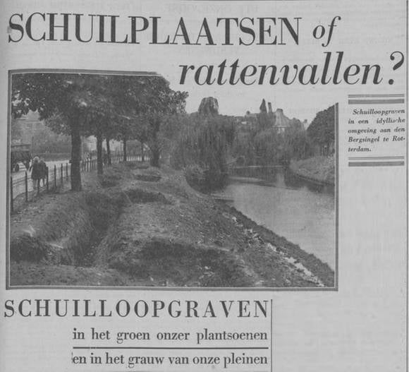 1939 Bergsingel schuilloopgraaf