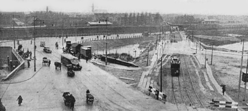 1937 aanleg Bergwegbrug