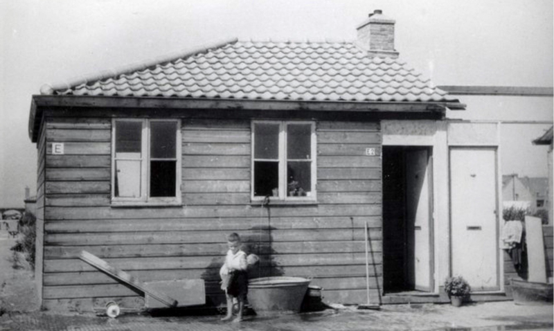 1941 Noorderkanaalweg noodwoningencomplex straat E