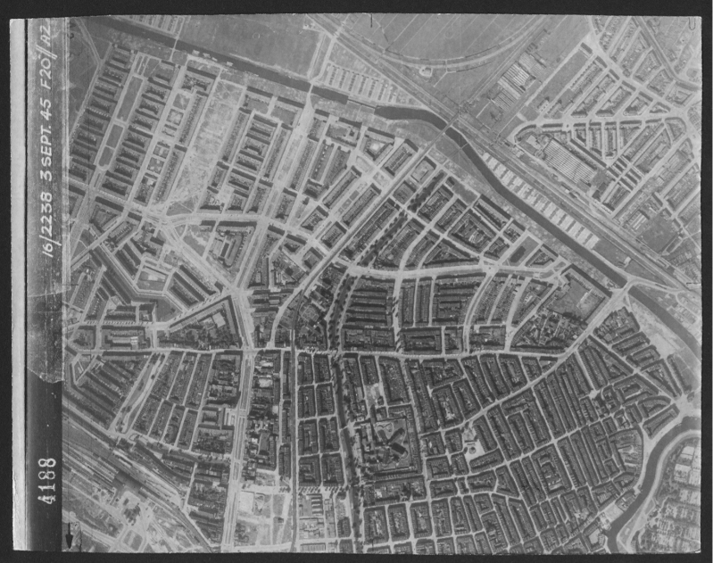 1945 luchtfoto RAF Liskwartier