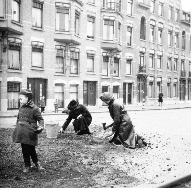 1944-1945 hongerwinter Schiebroekselaan