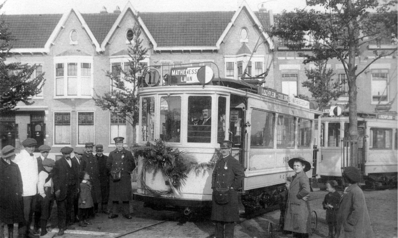 15 oktober 1917 Lisplein - eerste rit lijn 11 