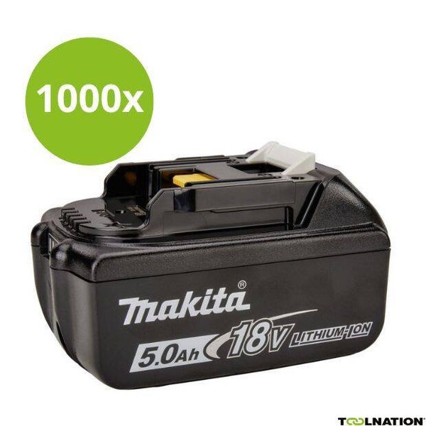 MAKITA ACCESSOIRES BL1850BMegapack1000 BL1850B 1000-pack - 1000 x accu 18 Volt 5.0Ah Li-ion