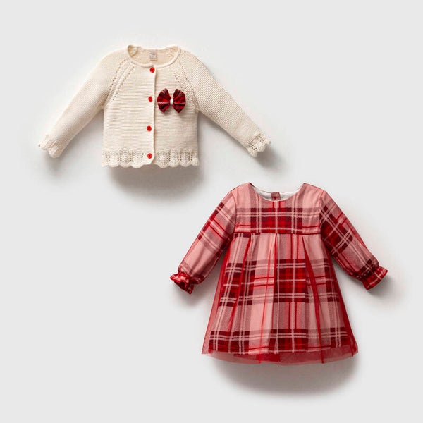 Baby Set 2 teilig Mädchenkleid