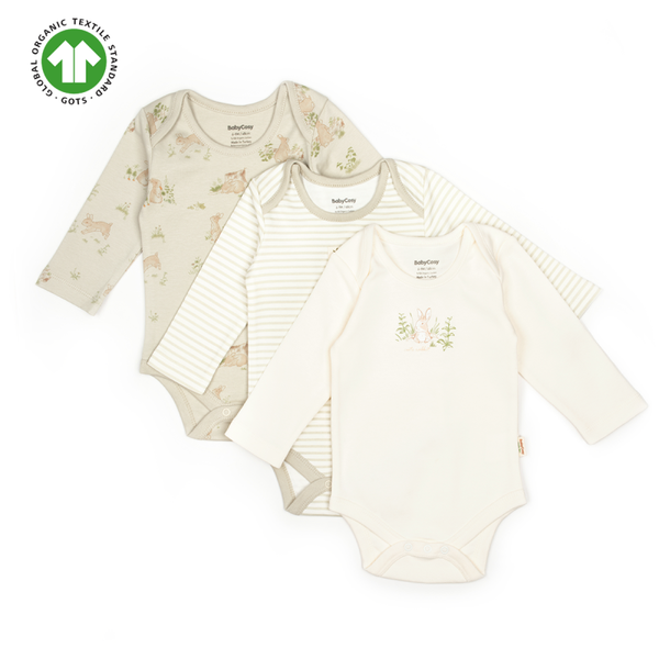 Organic Body 3 Stk. Langarm