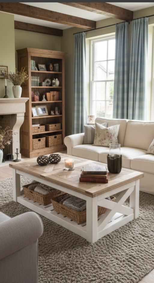 Maatwerk landelijke coffeetable Sutherland