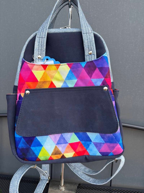 Zusa Rugtas blauw multi