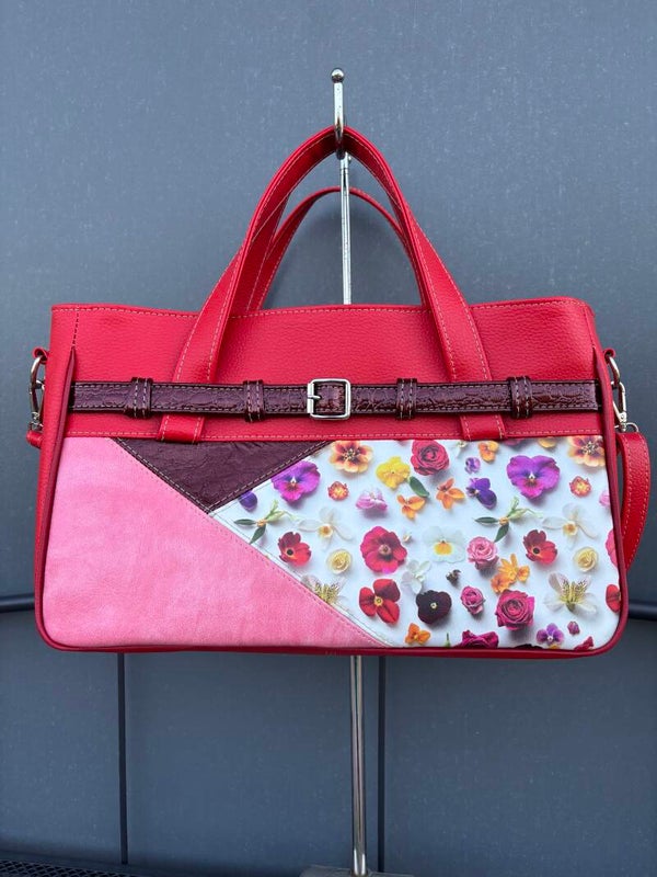 Lorna handtas en schoudertas in rood