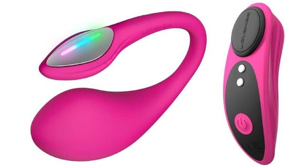 LOVENSE Lush 4 Remote Control Wearable G Spot Egg Vibrator Women's + LOVENSE Ferri Wearable Magnetic Panty Vibrator with Remote Control Long Distance Vibrator