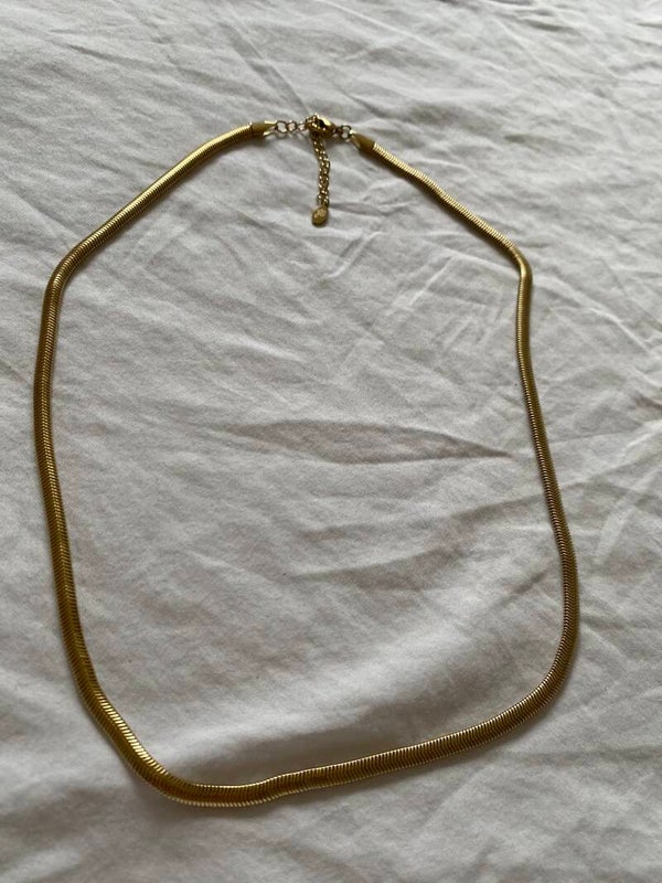 Golden snake ketting
