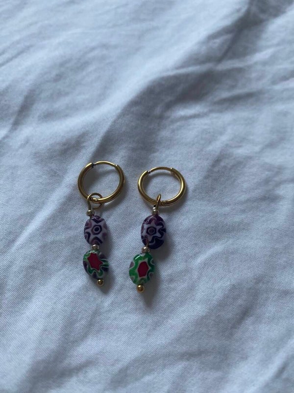 Millefori earrings