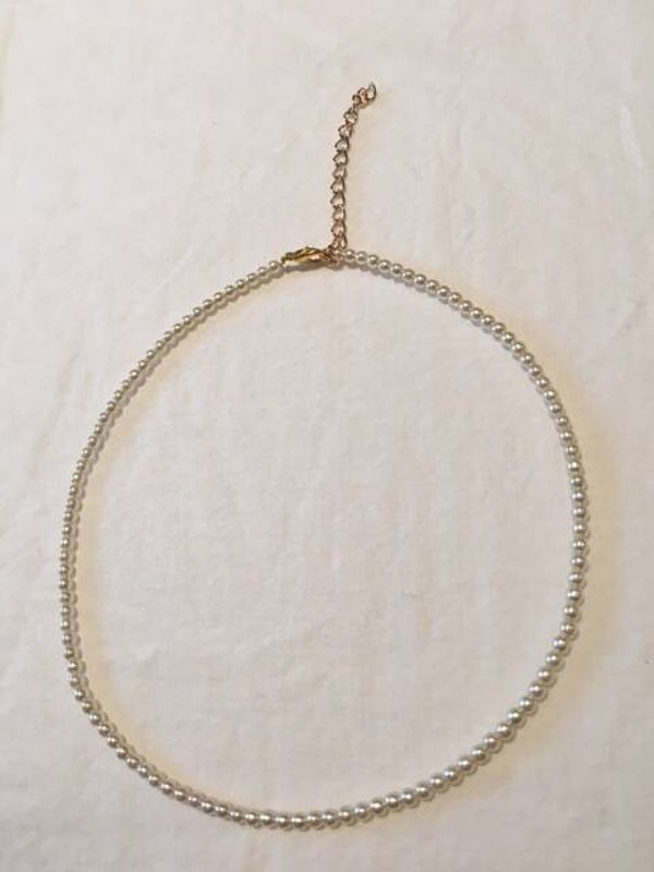 parelketting off-white