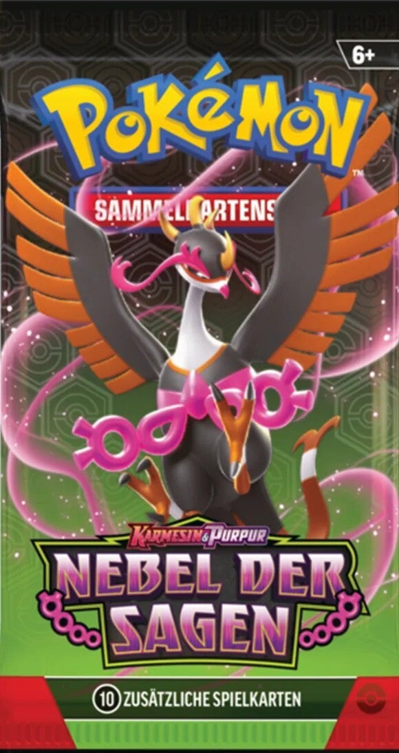 Pokemon Karmesin & Purpur Nebel Der Sagen Booster (Deutsch)