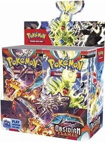 Pokemon Karmesin & Purpur Obsidian Flamen Display (DE)