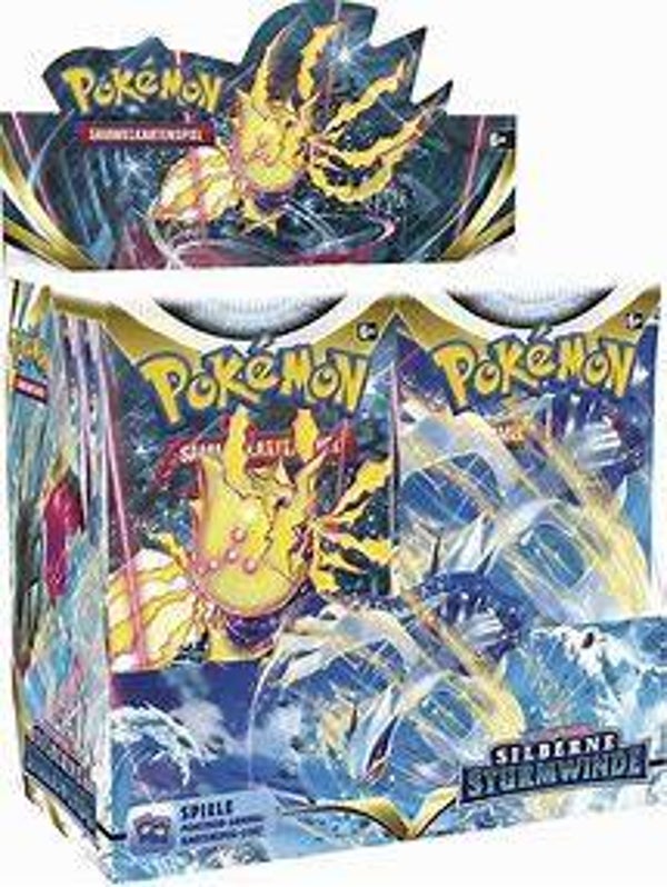 Pokemon Schwert & Schild Silberne Sturmwinde Display (DE)