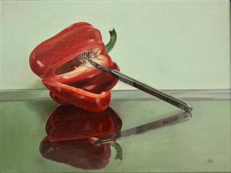 Paprika - Olieverf op doek