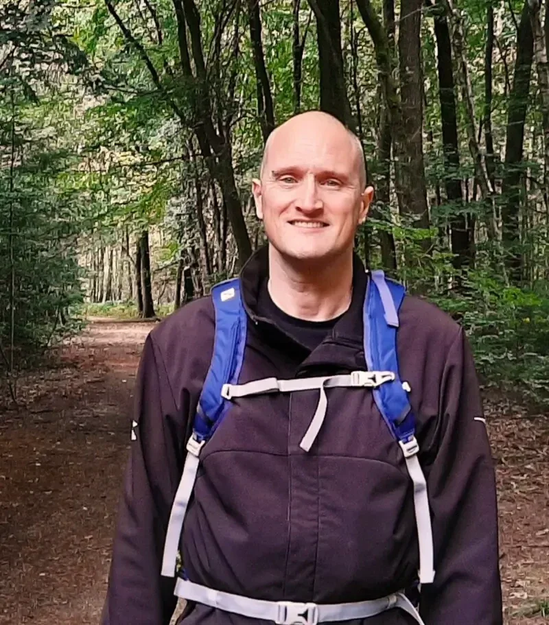 Frank Kooij. het gezicht achter Heerlijk Wandelen.