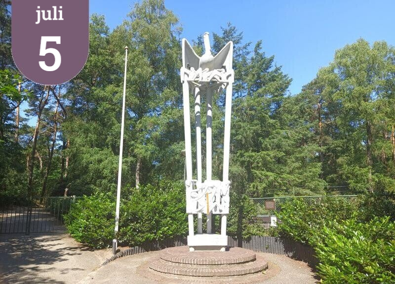 Groepswandeling Joe Mann in Best op zondag 5 juli 2026. Wandeltocht naar het gedenkteken ter ere van soldaat Joe Mann.