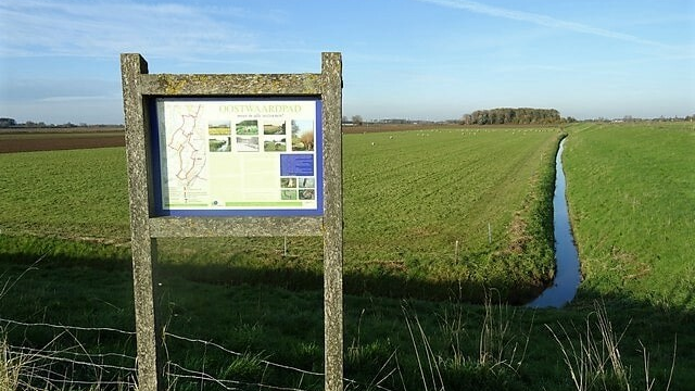 Oostwaardpad, wandelen in de Biesbosch.