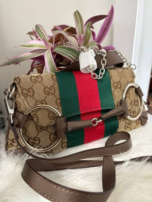 •GUCCI HORSEBIT 1955 SOFT MEDIUM SHOULDER BAG