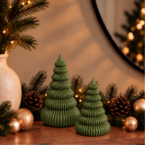 Set Kerstbomen - 2 stuks