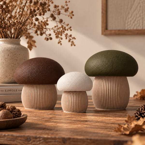 Set Paddenstoelen - 3 stuks