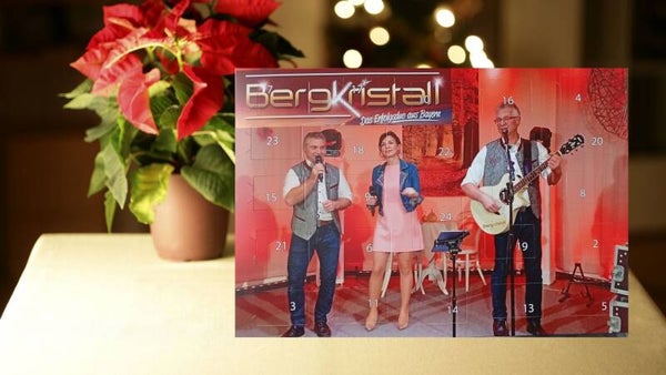 Adventskalender mit Schokolade